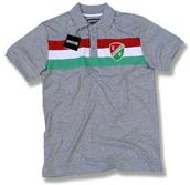 View Item Lambretta Chest Panel 1947 Shield Polo Shirt Grey 